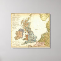Linguistic map of British Isles