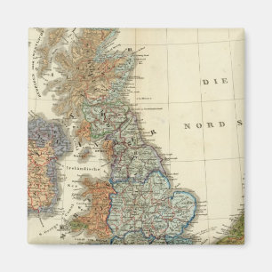Linguistic map of British Isles Magnet