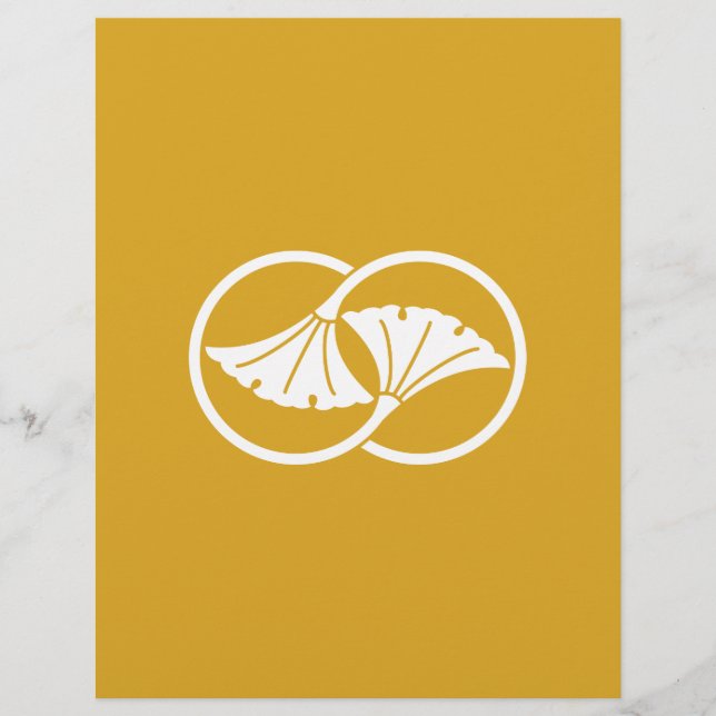 linked gingko leaf circles (Front)