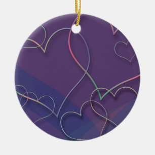 Linked Hearts Ornament