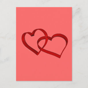 Linked Hearts Postcard
