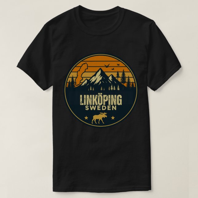 Linköping, Sweden Sverige T-Shirt (Design Front)
