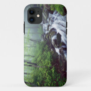 Linn Cove Creek cascading through foggy Case-Mate iPhone Case