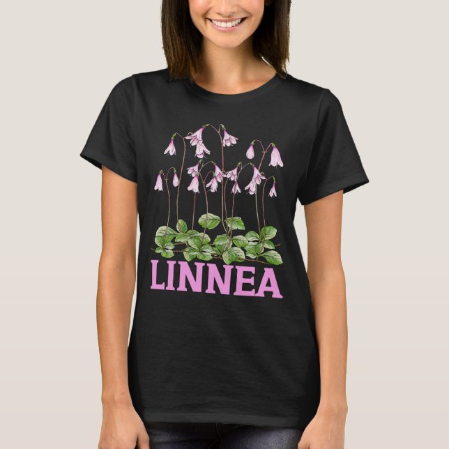 Linnea Flower Twinflower Wildflower Wild Flower Pi T-Shirt (Front)