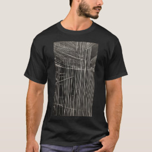 Linocut Abstract Art T-Shirts