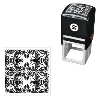 Linocut Beekeeper Apiarist Self-inking Stamp