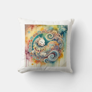 Linsang Beauty 160724AREF204 - Watercolor Cushion
