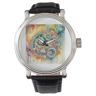 Linsang Beauty 160724AREF204 - Watercolor Watch