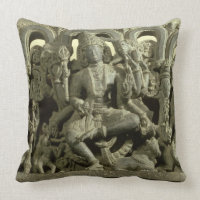 Lintel depicting The Trinity: Siva, Brahma and Vis