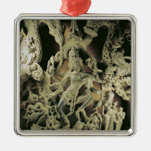 Lintel with Shiva Nataraja, Kakatiya dynasty Metal Tree Decoration