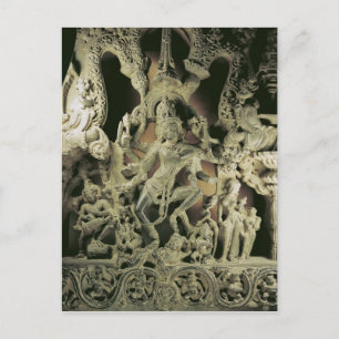 Lintel with Shiva Nataraja, Kakatiya dynasty Postcard