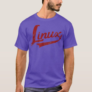 Linu IT Systems Engineer Nerd Geek Retro T-Shirt
