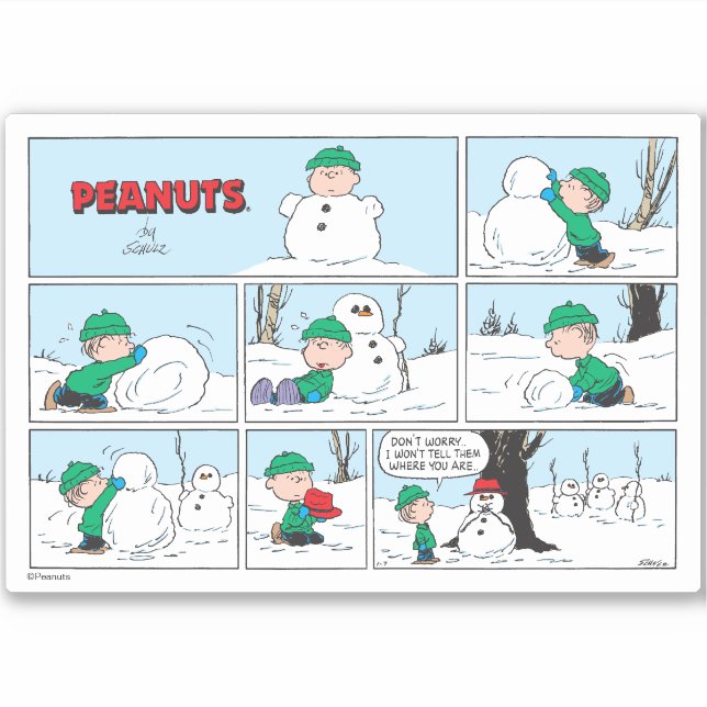 Linus Builds A Snowman (Front)
