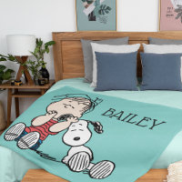 Linus Comforted With Snoopy's Ear
