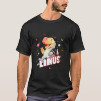 LINUS - Cute Boy Name with cute Dinosaur