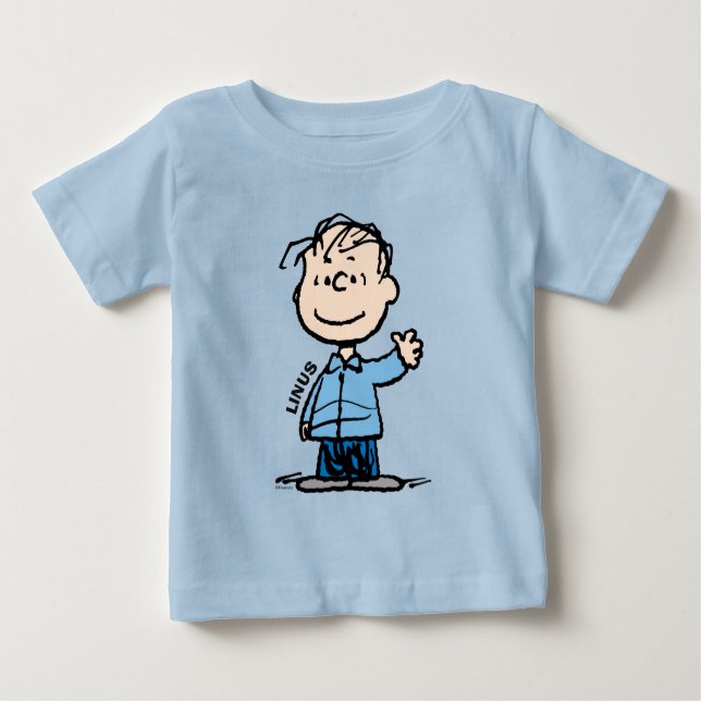 Linus Waving Baby T-Shirt (Front)