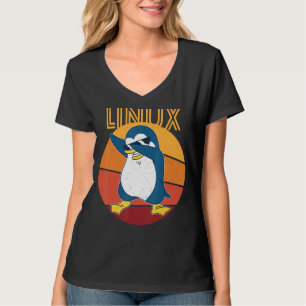Linux Admin Cool Penguin Nerd Informatics T-Shirt