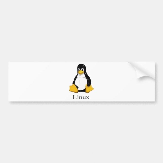 linux bumper sticker (Front)