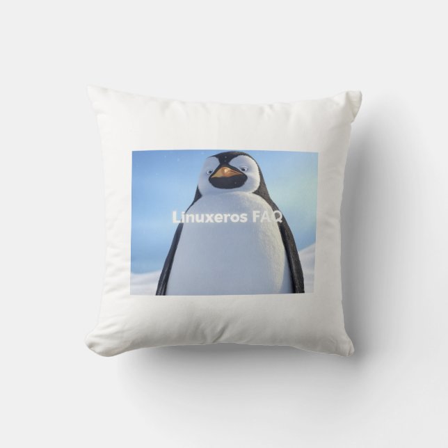 Linux FAQ Cushion (Front)