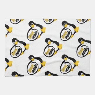 LINUX INSIDE Tux the Linux Penguin Logo Tea Towel