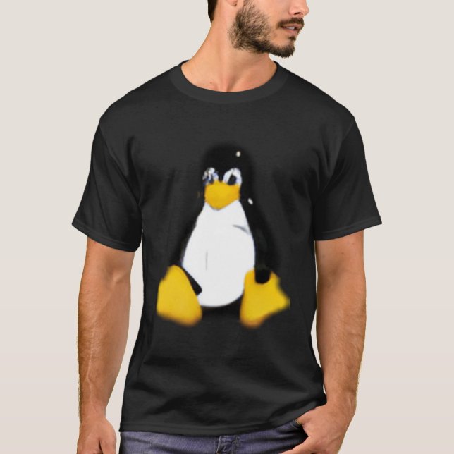 Linux Linux Grey Small T-Shirt (Front)