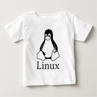Linux Logo w/ Tux the Linux Penguin Baby T-Shirt