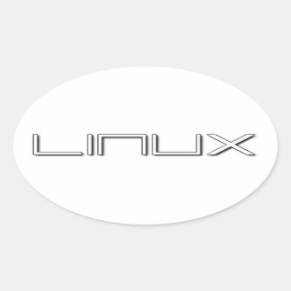 LINUX OVAL STICKER