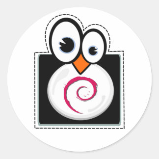 Linux Penguin Debian Sticker