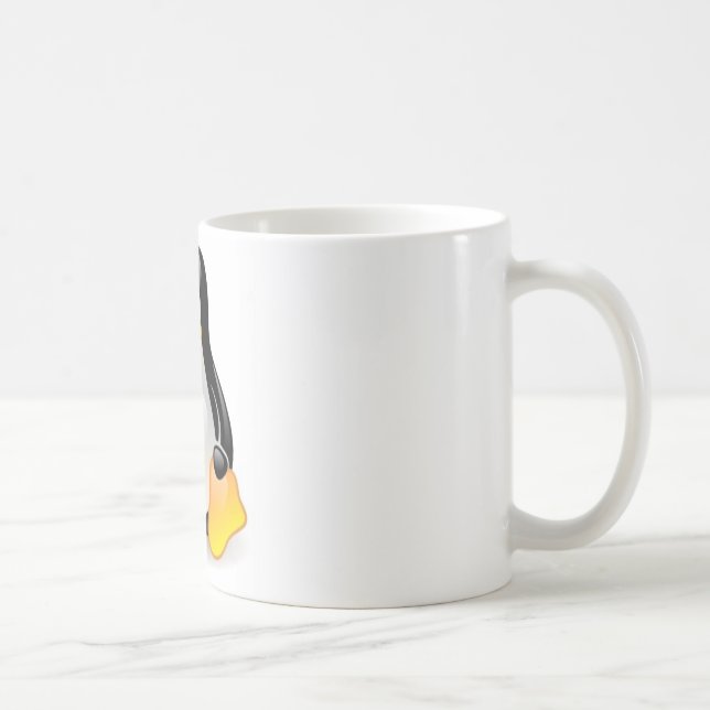 linux-penguin-tux coffee mug (Right)