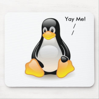 linux-penguin-tux mouse pad