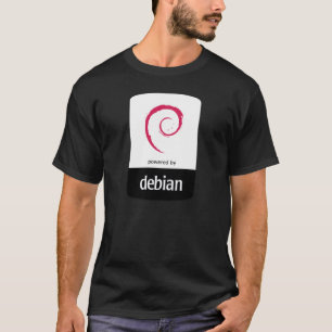 Linux - Powered by Debian T-Shirt