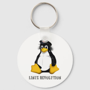 Linux Revolution Key Ring