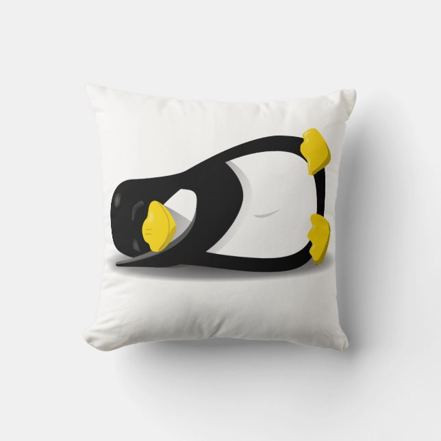 Linux Sleepy Tux pillow (Front)