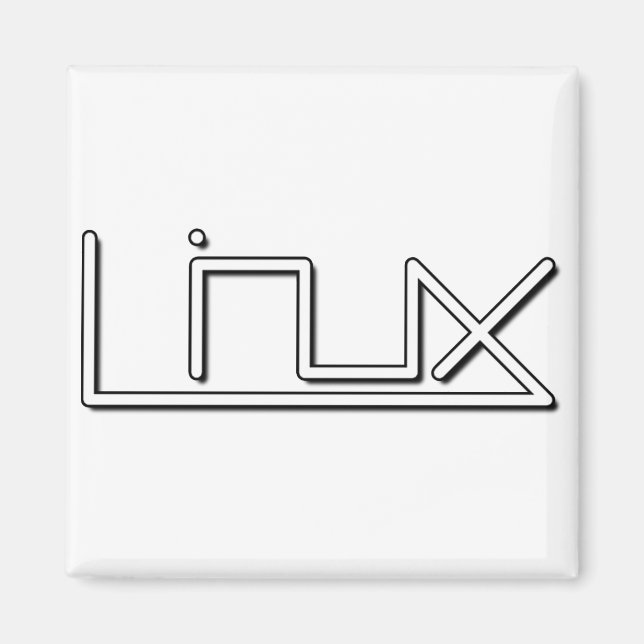 Linux (smooth) magnet (Front)