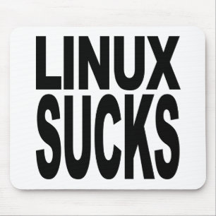 Linux Sucks Mouse Pad