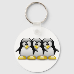 LINUX TUX BROTHERS KEY RING