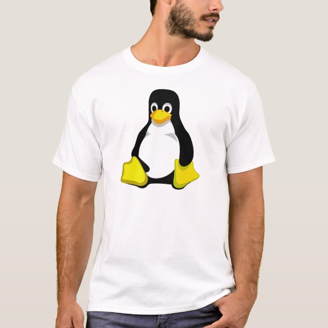 Linux Tux penguin T-Shirt (Front)