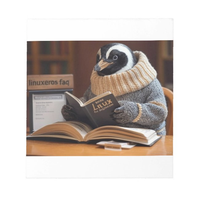 Linuxeros FAQ Notepad (Front)