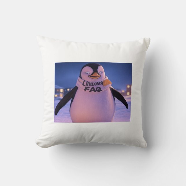 Linuxers FAQ Cushion (Front)