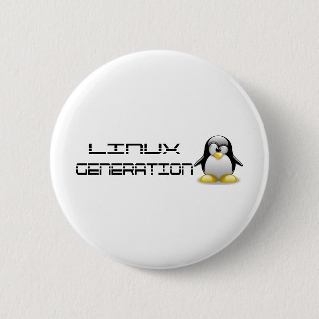 LinuxGeneration 6 Cm Round Badge (Front)
