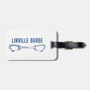 Linville Gorge North Carolina Climbing Quickdraw Luggage Tag
