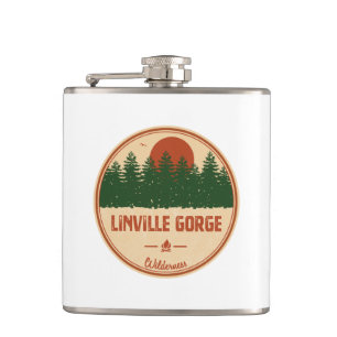 Linville Gorge Wilderness North Carolina Hip Flask