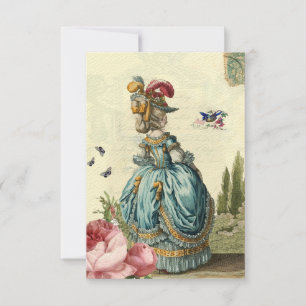 l'invitation rsvp card