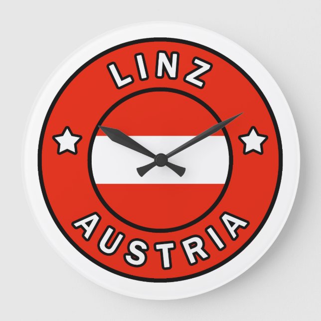 Linz Austria Large Clock (Front)