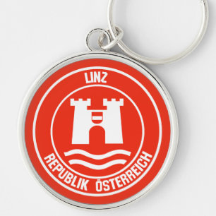 Linz Round Emblem Key Ring
