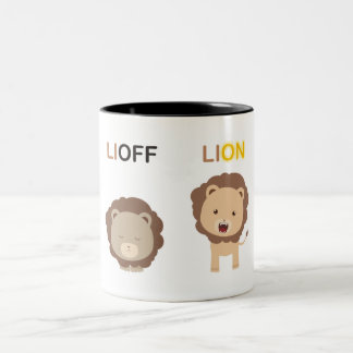 Lioff Lion Two-Tone Coffee Mug
