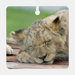 Lion 014 metal tree decoration
