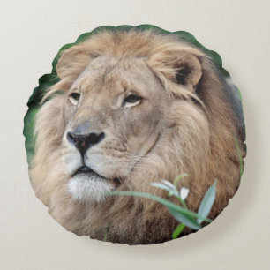 Lion 021 round cushion