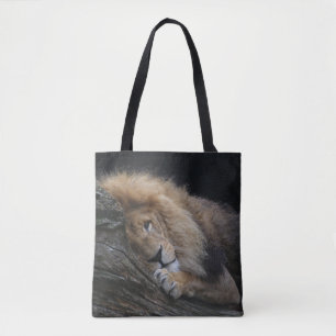 Lion 030 tote bag
