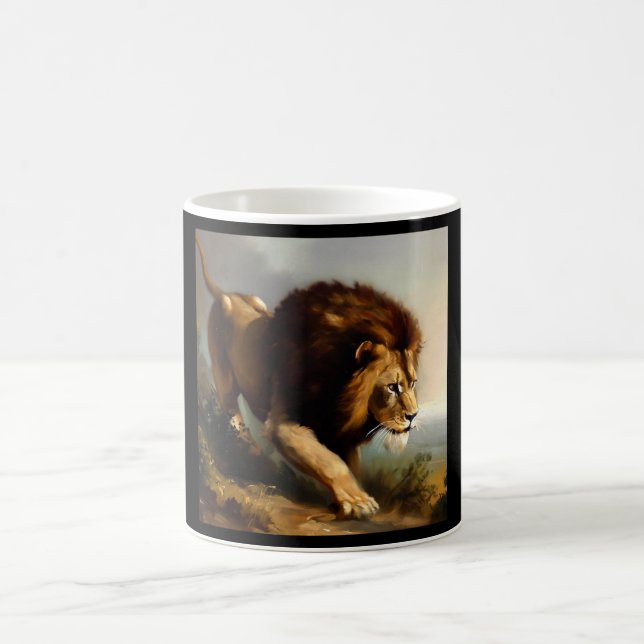 Lion (13) Wild Cat  Coffee Mug (Center)